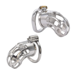 Cobra Metal Chastity Cage For Men - metalchastitycage