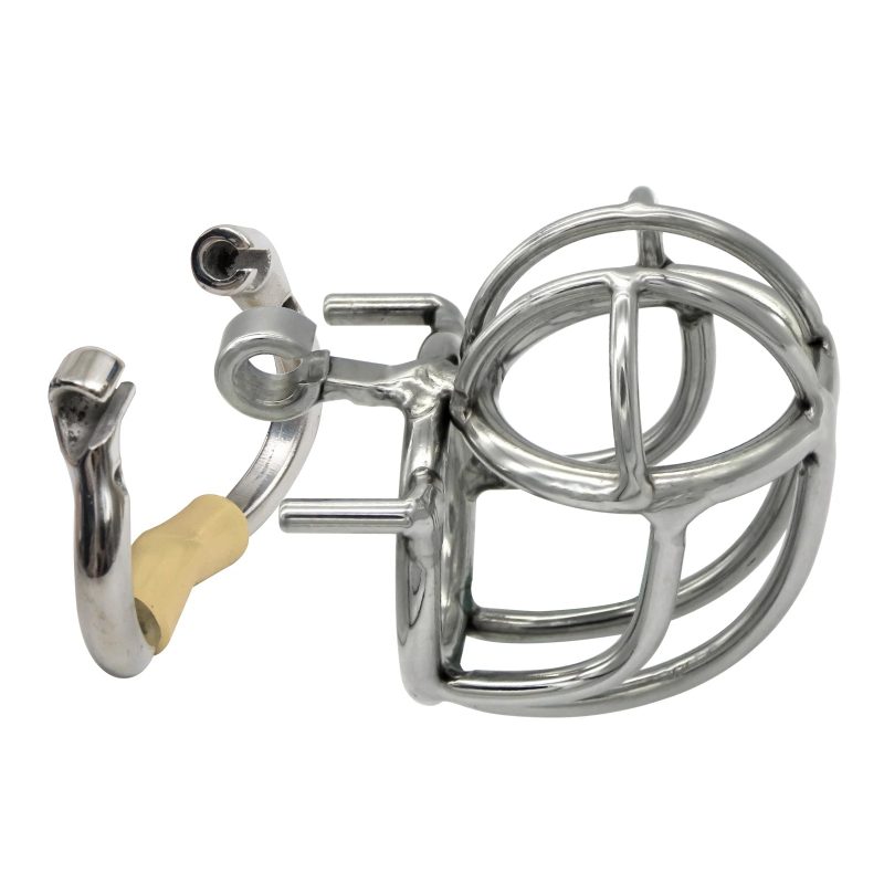 Reverse Design 304 Stainless Steel Chastity Cage For Men - metalchastitycage