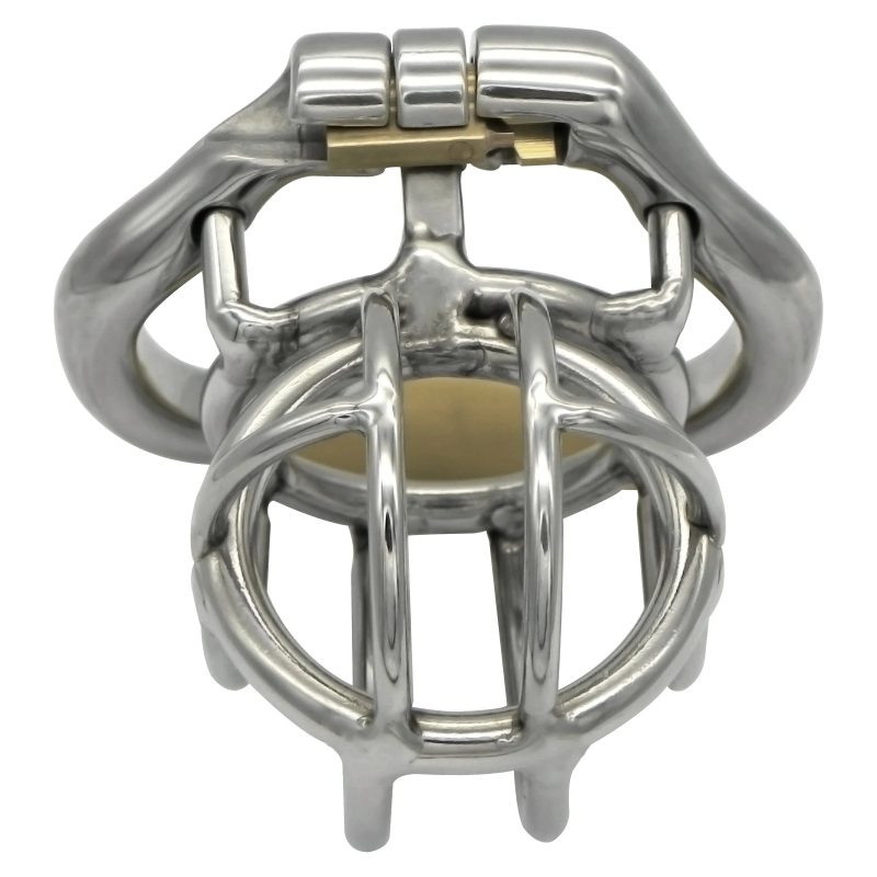 Reverse Design 304 Stainless Steel Chastity Cage For Men - metalchastitycage