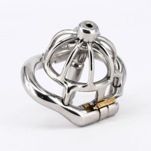 Small Size Chastity Cage for Men in 304 Stainless Steel - metalchastitycage