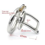 304 Stainless Steel Urethral Metal Chastity Cage - metalchastitycage