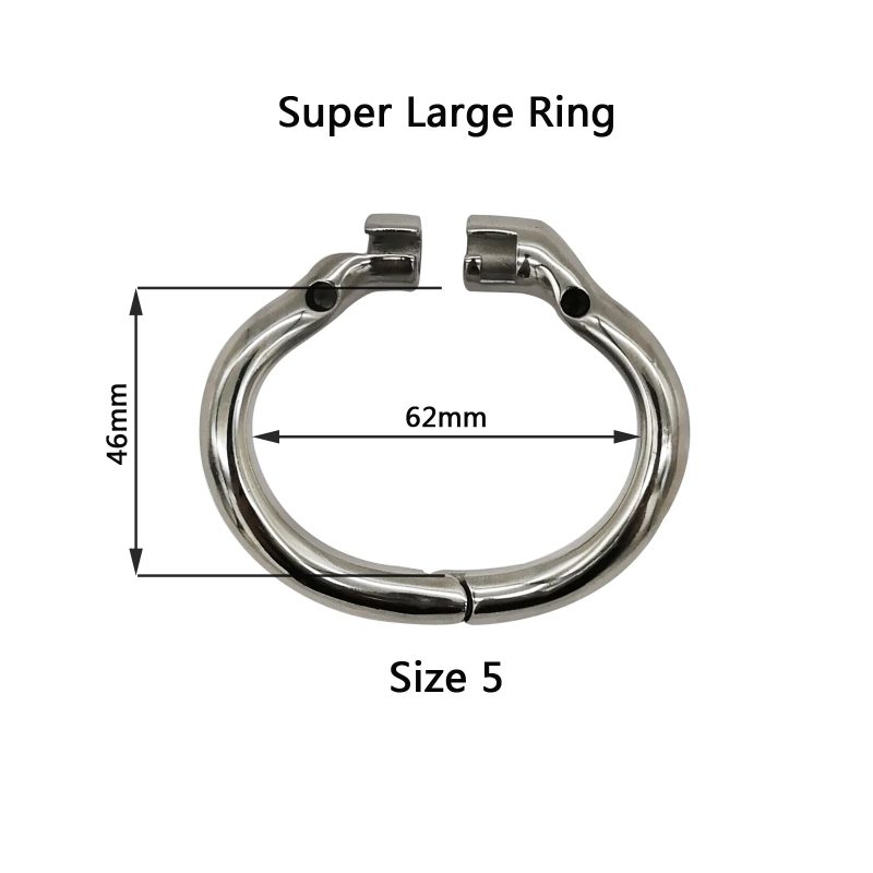 Reverse Design 304 Stainless Steel Chastity Cage For Men - metalchastitycage