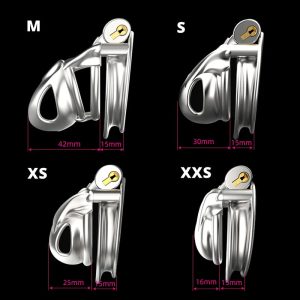 Super Small 316 Stainless Steel Cobra V7.0 Design Male Chastity Device - metalchastitycage