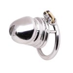 316 Stainless Steel Metal Chastity Cage in Penis Shape - metalchastitycage