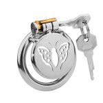 Micro Flat Butterfly Chastity Cage - metalchastitycage