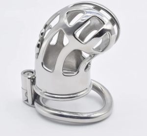 Cobra Metal Chastity Cage For Men - metalchastitycage