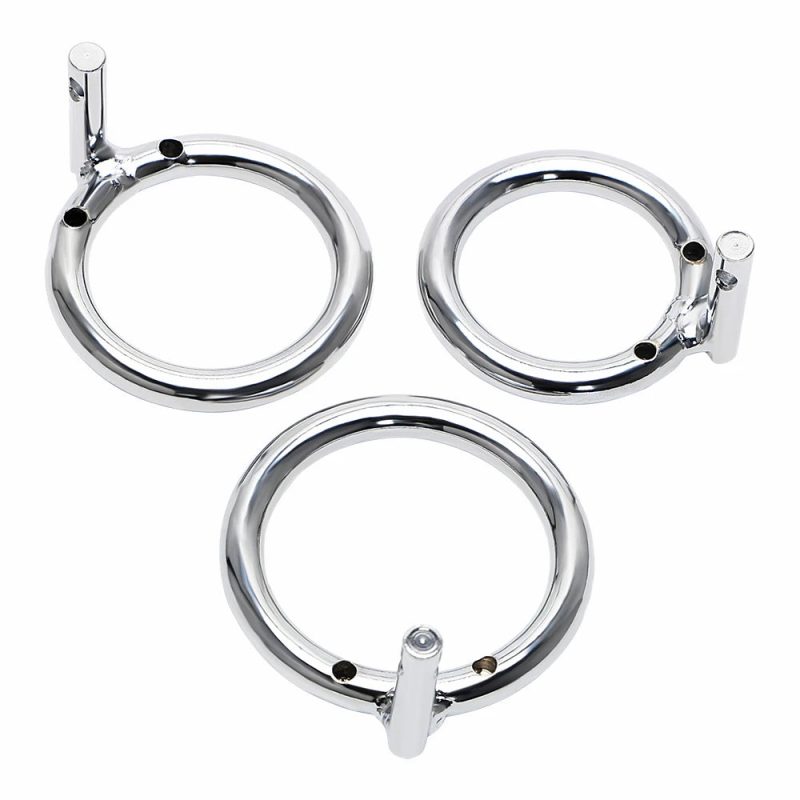 Metal Chastity Cage For Men Breathable Penis Sleeve with Lock - metalchastitycage