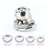 304 Stainless Steel Male Chastity Device Metal Penis Cage - metalchastitycage