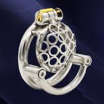 304 Stainless Steel Male Chastity Cage Compact Escape-Proof Discreet Cock Cage - metalchastitycage