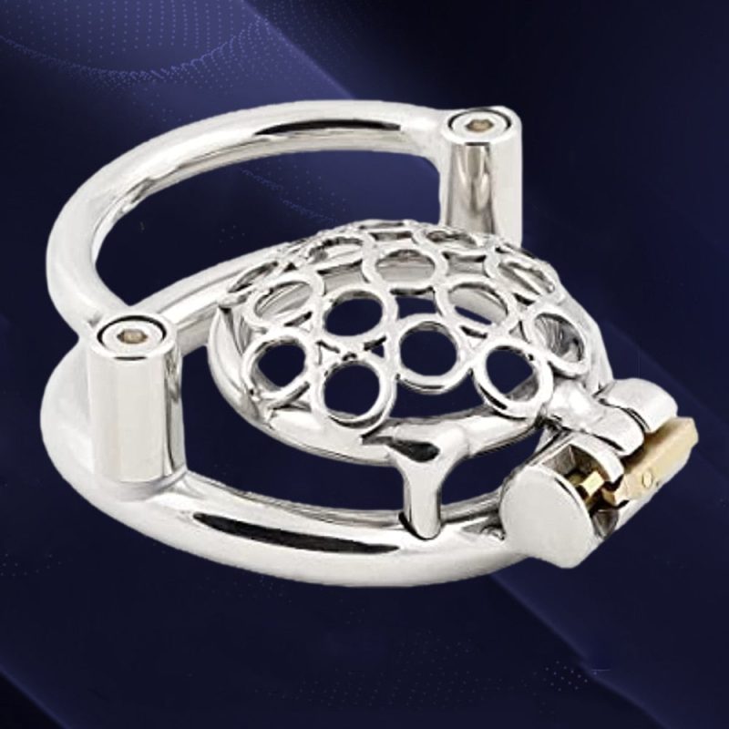 304 Stainless Steel Male Chastity Cage Compact Escape-Proof Discreet Cock Cage - metalchastitycage