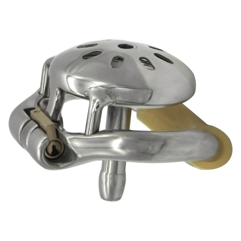 304 Stainless Steel Mini Chastity Cage for Small Cock - metalchastitycage