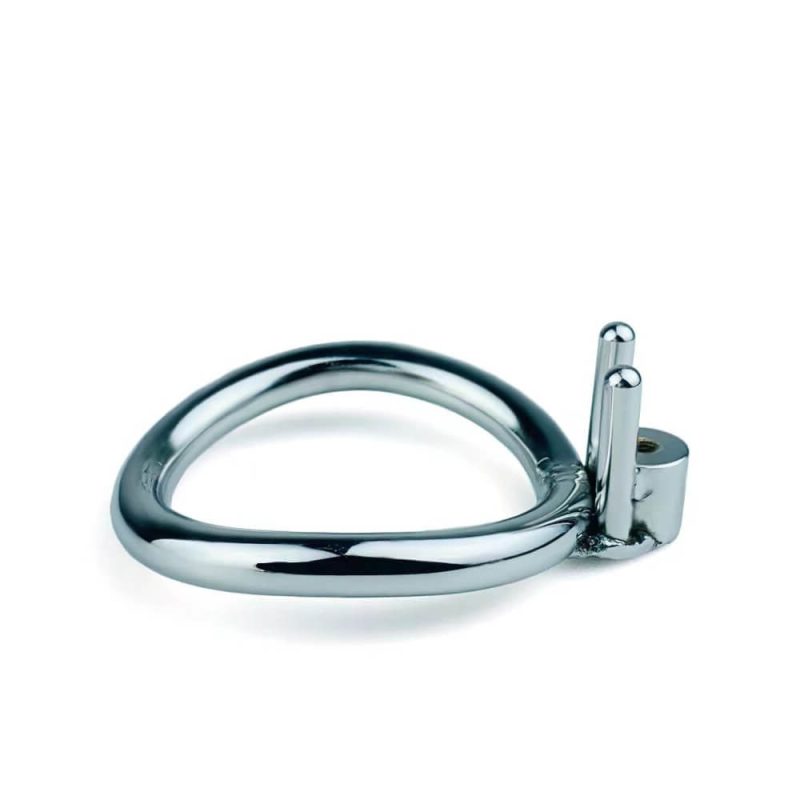 Stainless Steel Metal Screw Negative Chastity Device for Men-Cock Cage - metalchastitycage